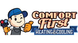 Comfort First Heating and Cooling logo